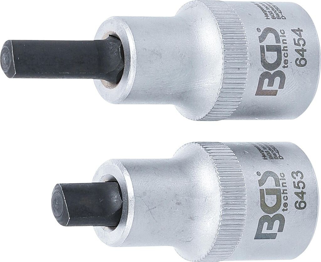 BGS Set di inserti distanziatori per il bloccaggio dei puntoni a molla 12,5 mm 5 x 7 mm + 5,5 x 8,2 mm 2 pz. (6455)
