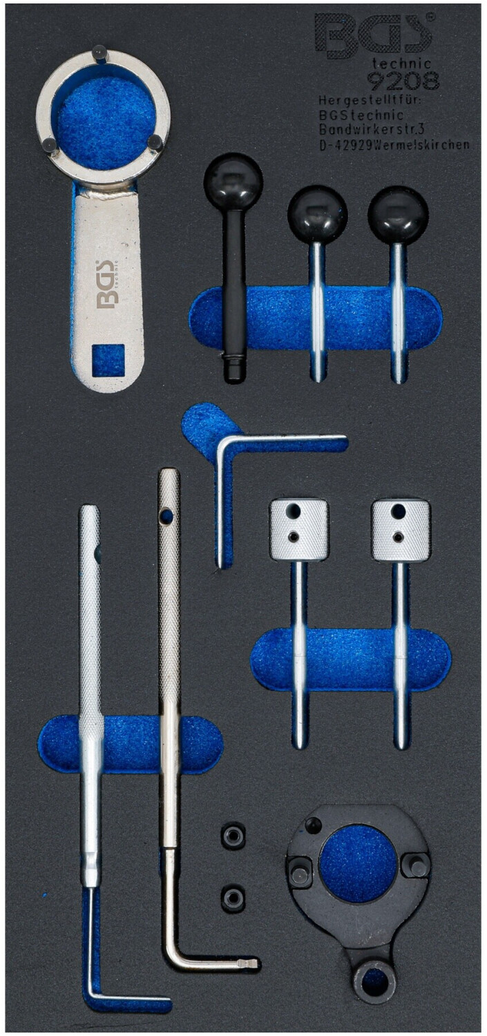 BGS Engine Timing Tool Set for VAG 1.4 / 1.6 / 2.0 TDI Common Rail (9208)