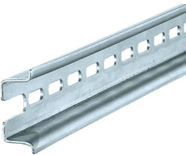 Rittal Rail perforé tôle d'acier 455mm (4933.000)