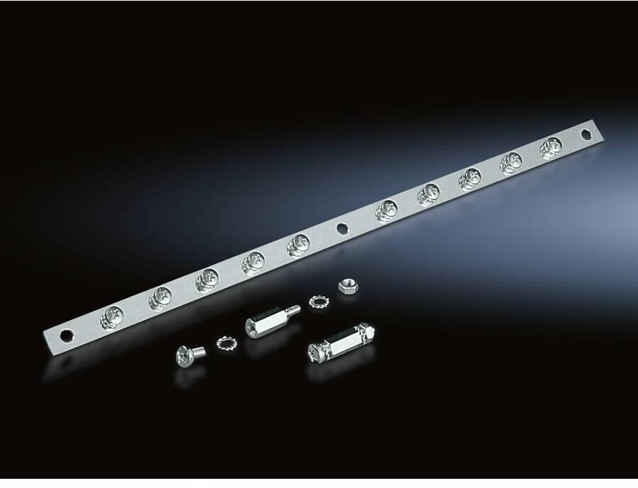 Rittal Barre de blindage 16 raccordements acier 550 mm (2413.550)
