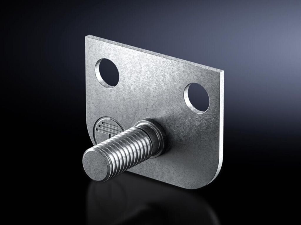 Rittal Point de mise à la terre central pour bandes de mise à la terre en tôle d'acier (7829.200)