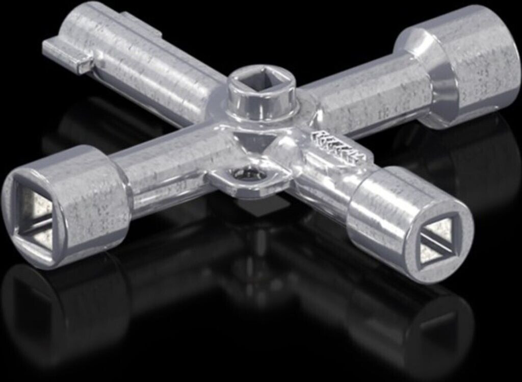 Rittal Clé Universelle pour Armoires de Distribution avec Adaptateur d'Embout (2549500)