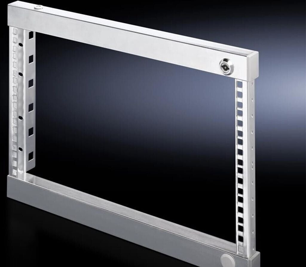 Rittal VX Cadre pivotant petit pour L: 600/800 mm, 6 U, Tôle d'acier (8619510)