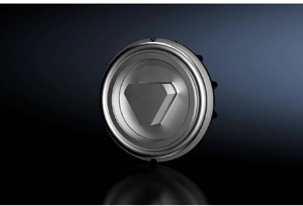 Rittal Dispositif de Verrouillage VX G Zinc Moulé sous Pression 8mm Triangle (8618303)