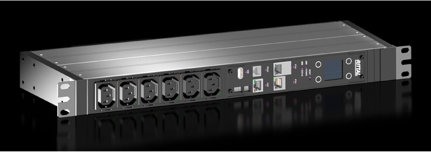 Rittal PDU managed 16A/1P IEC-C20 8xC13 Unité de Distribution d'Alimentation (7979402)