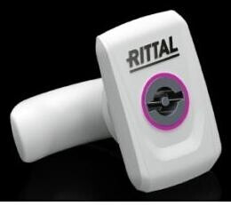 Rittal Serrure à came pour AX en plastique avec insert à double panneton (2420010)