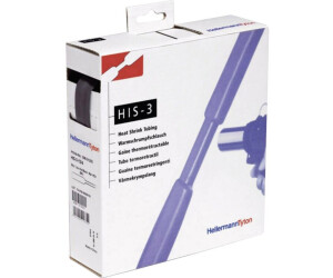 HellermannTyton Heat Shrink Tubing 3:1 6/2 mm black 5 m (308-30600)