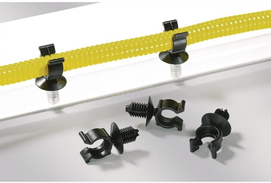 HellermannTyton Support de gaine de protection CTC10FT6-HIRHS-BK-D1 noir (151-14311)