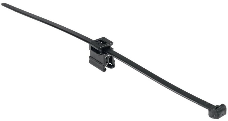 HellermannTyton T50ROSEC4B serre-câble avec clip noir (156-01153)