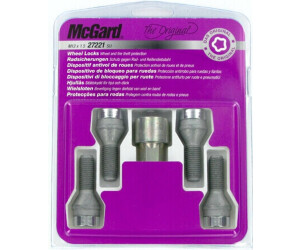 McGard Locking Wheel Bolts Standard M12 x 1.50 Counter Sink Seat (27221SU)