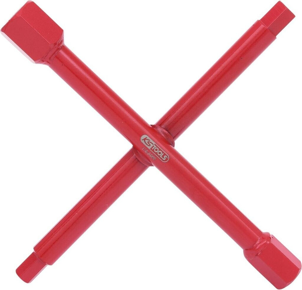 KS Tools Chiave a Croce per Impianti Sanitari, 7 Funzioni (116.6000)