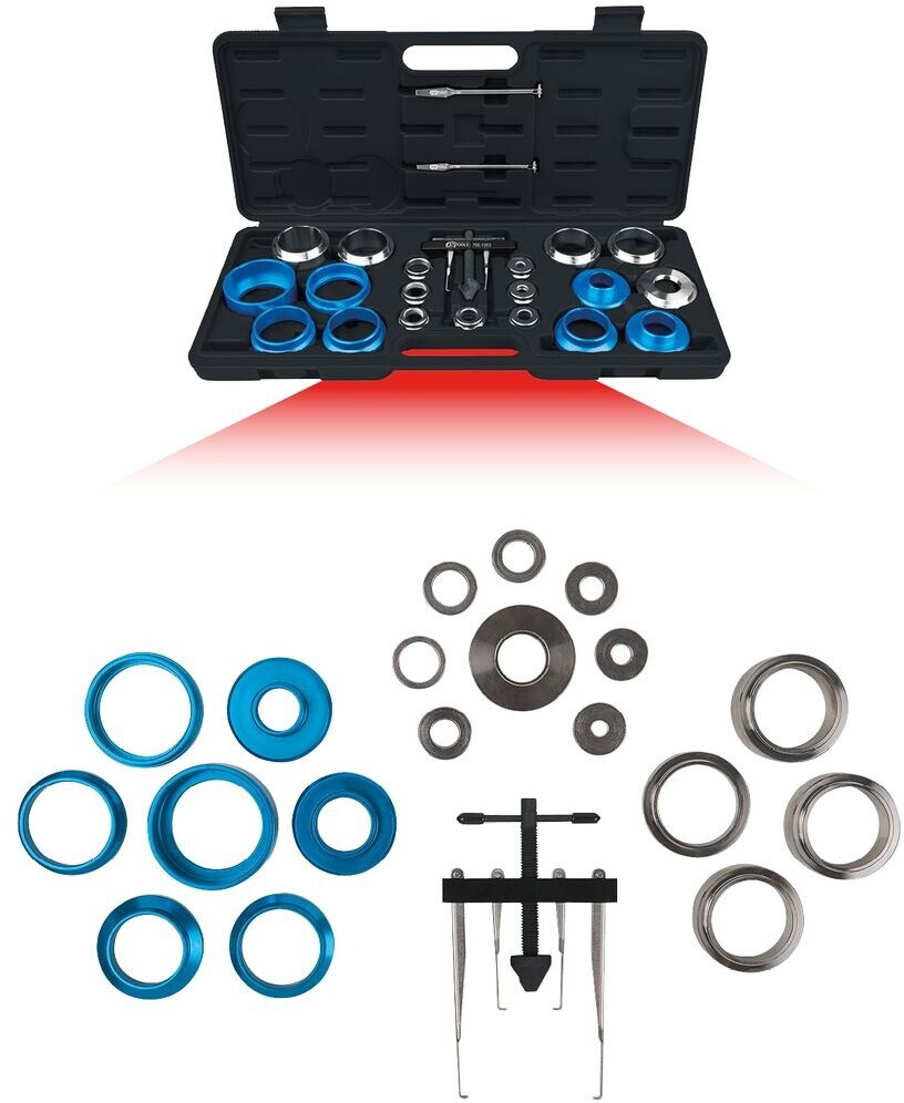 KS Tools Universal Crank Seal Remover And Installer Set, 24 pieces (700.1280)