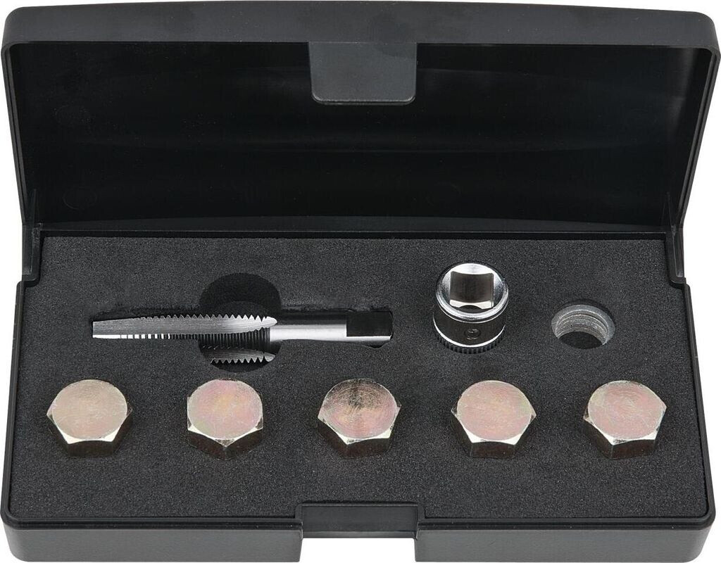 KS Tools Oil Drain Plug Thread Repair Kit, 12 pcs M12 x 1.5 (150.4915)
