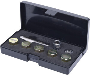 KS Tools Oil Drain Plug Thread Repair Kit, 12-piece M15 x 1.5 (150.4925)