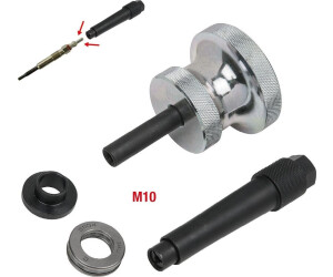KS Tools Glow Plug Impact Extractor Set for CDI Engines, 4-piece (700.1330)