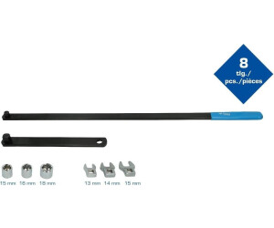 Brilliant-Tools V-Belt and Tensioner Pulley Key Set, 8 Pieces (BT571050)