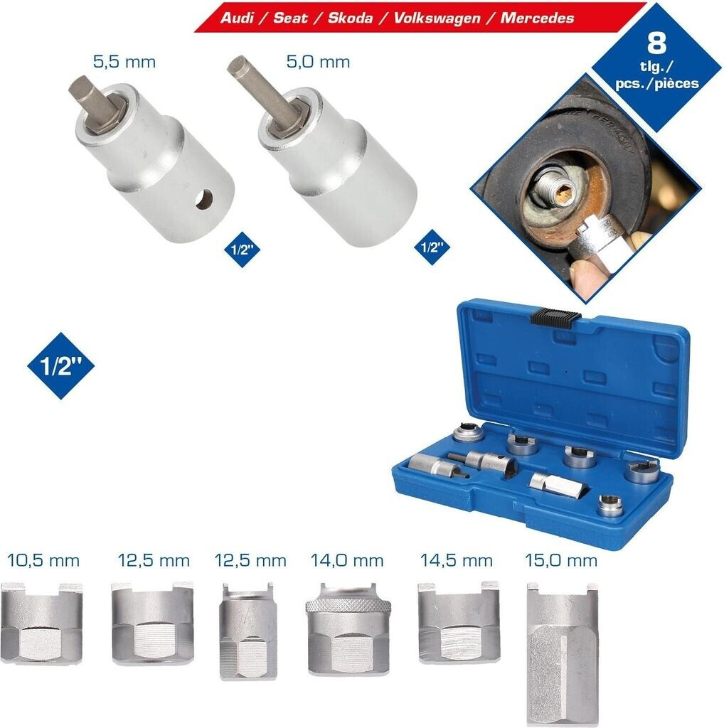 Brilliant-Tools Shock Absorber Tool Set, 8 pcs (BT651000)