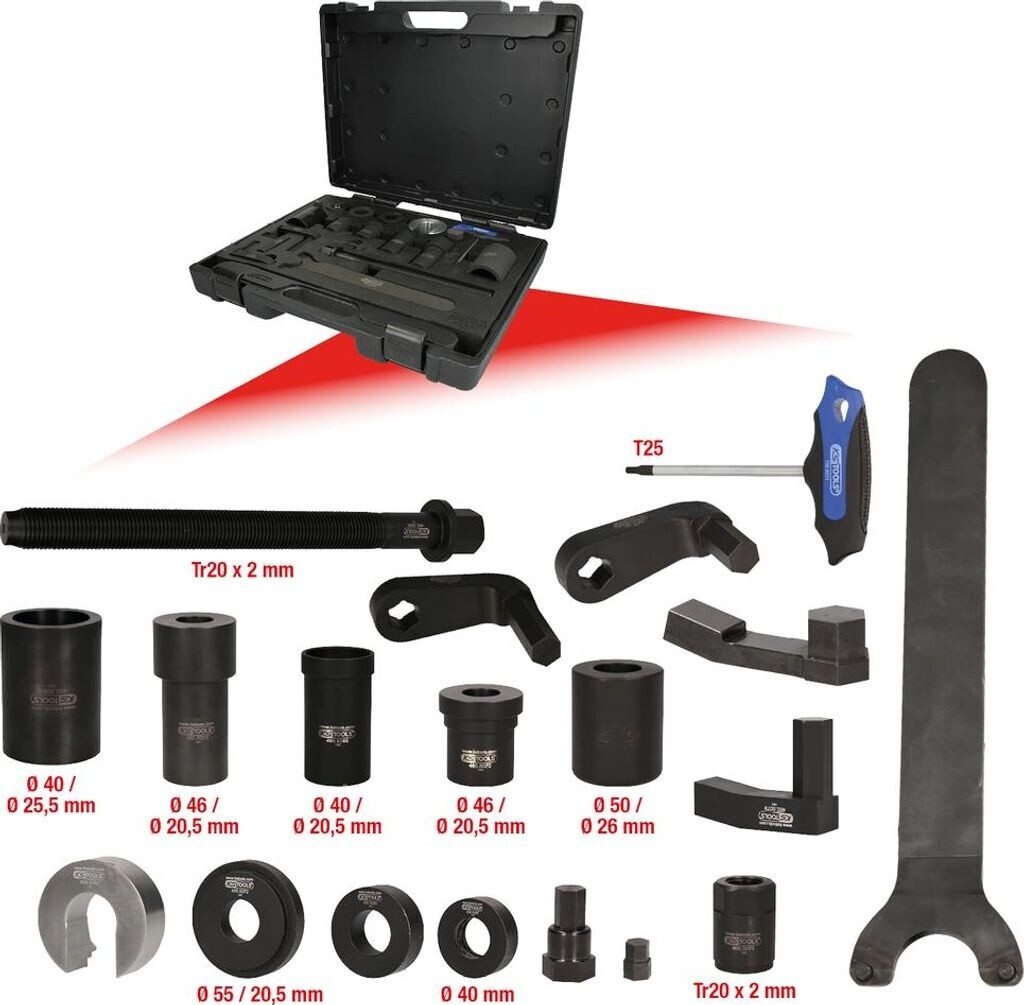 KS Tools Brake Tool Set for BPW, 19 pcs (460.5065)