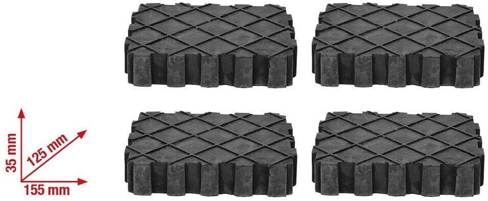 KS Tools Universal rubber pad set for lifting platform, 4 pcs (160.0391-TD)