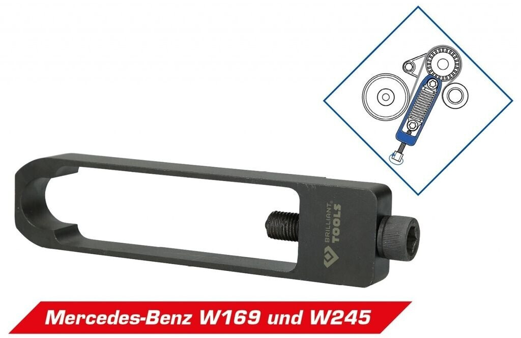 Brilliant-Tools V-ribbed Belt Tension Element for Mercedes-Benz W169 and W245 (BT571016)