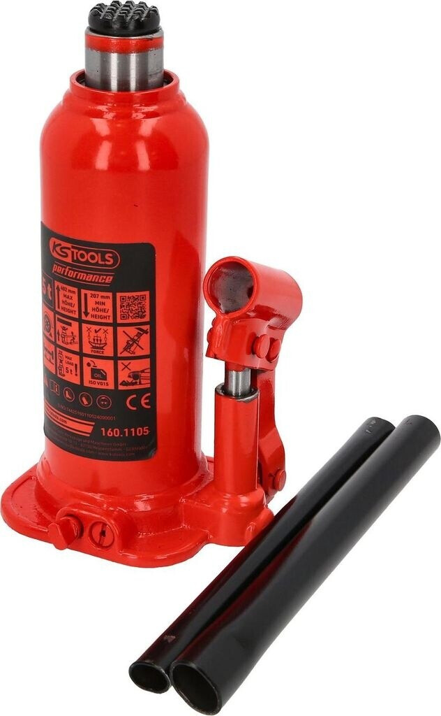 KS Tools Hydraulic Bottle Jack Performance 5000 kg (160.1105)