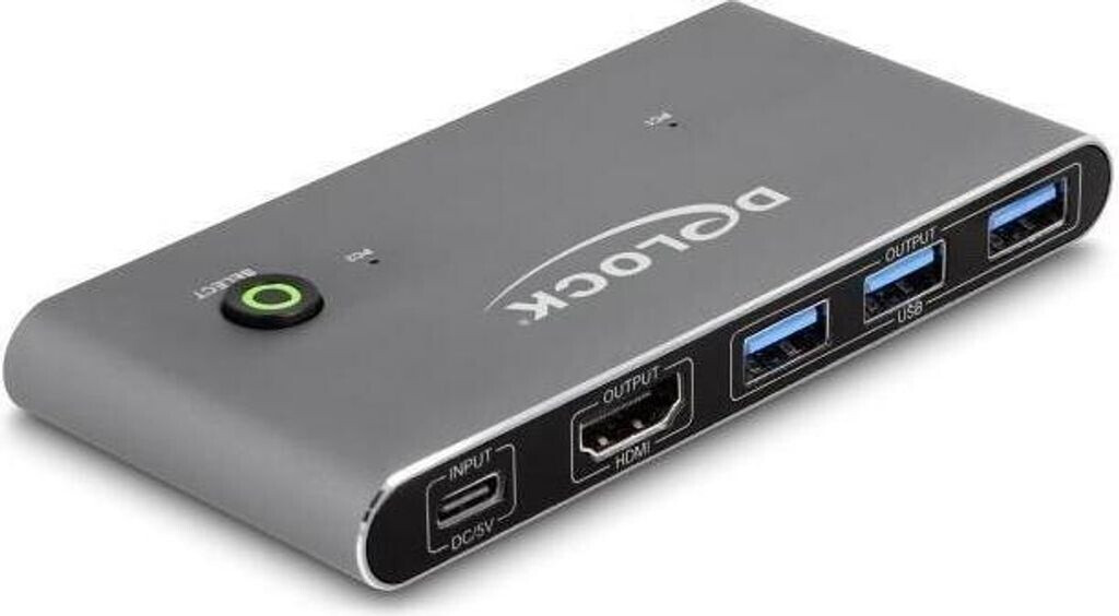 DeLock Switch KVM HDMI 8K 60 Hz avec USB 5 Gbps (18647)