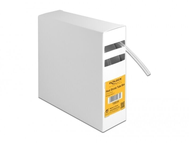 DeLock Gaine thermorétractable 10 m x 4,8 mm transparente (19934)