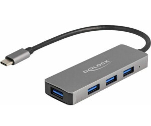 DeLock 4 Port USB 5 Gbps Hub with USB Type-C Connection (63173)