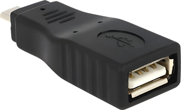 DeLock USB Adapter Micro-B Stecker auf USB 2.0 Buchse OTG (65549), Bild 4