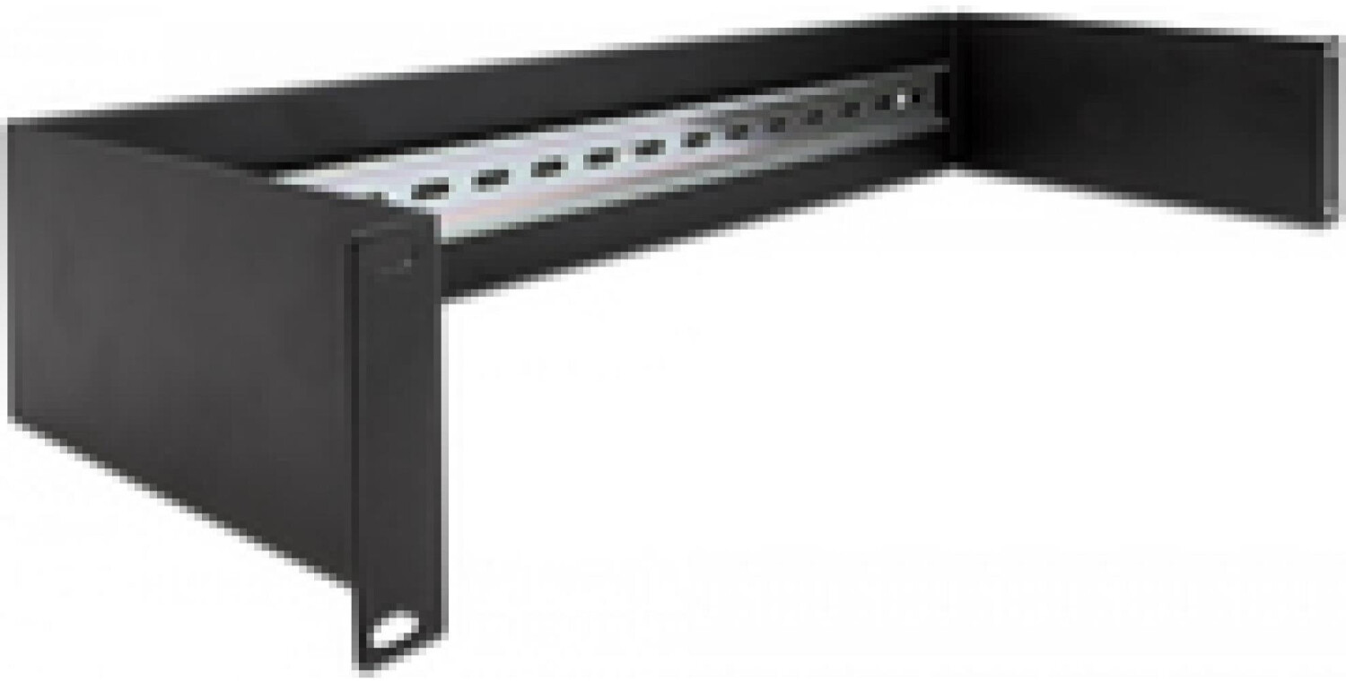 DeLock Panneau de rails DIN 19" 2U noir (66884)