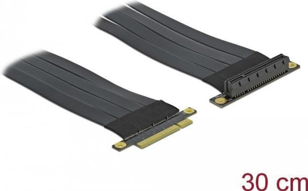 DeLock Riser Karte PCI Express x8 zu x8 mit flexiblem Kabel 30 cm (85766)