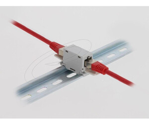 DeLock Accoppiamento RJ45 CAT.6A femmina-femmina con aletta antipolvere (90768)