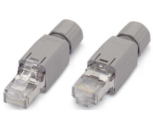 Wago RJ45 Connector IP20 CAT5e grey 8P8C straight (750-975)