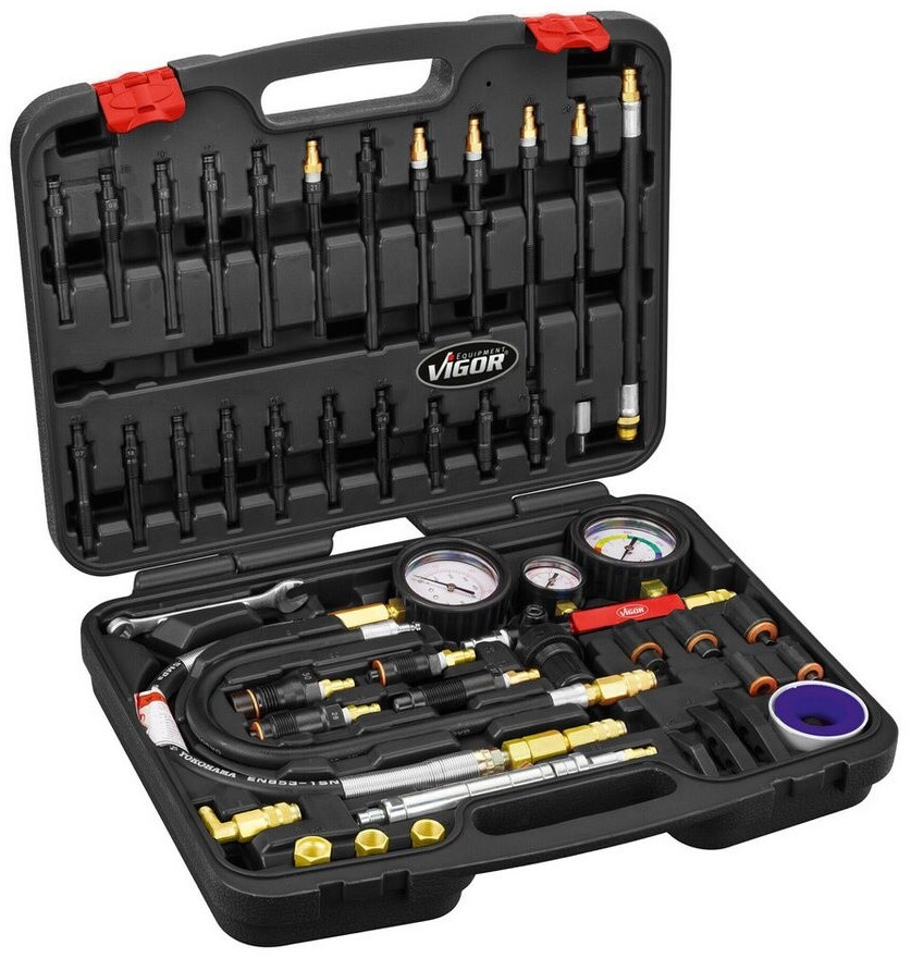 Vigor Blinky Testeur de compression et de perte de pression pour moteurs diesel et essence (V4461)