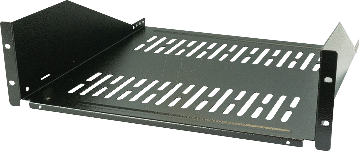 EFB-Elektronik Étagère 19" 3U, Profondeur 450 mm, Capacité de Charge 36 kg, RAL9005 (691650TS.3)