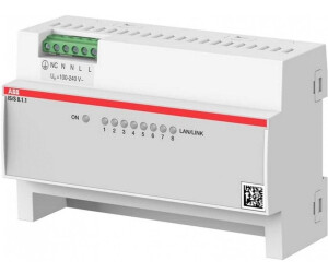 ABB IS/S8.1.1 IP Switch, 8 Porte, Fast Ethernet, REG (2CDG120082R0011)