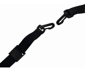 Hindermann Strap set with hooks black (8950-2350)