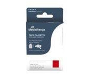 MediaRange Schriftbandkassette schwarz/rot 12mm x 8m (MRBTZ431)