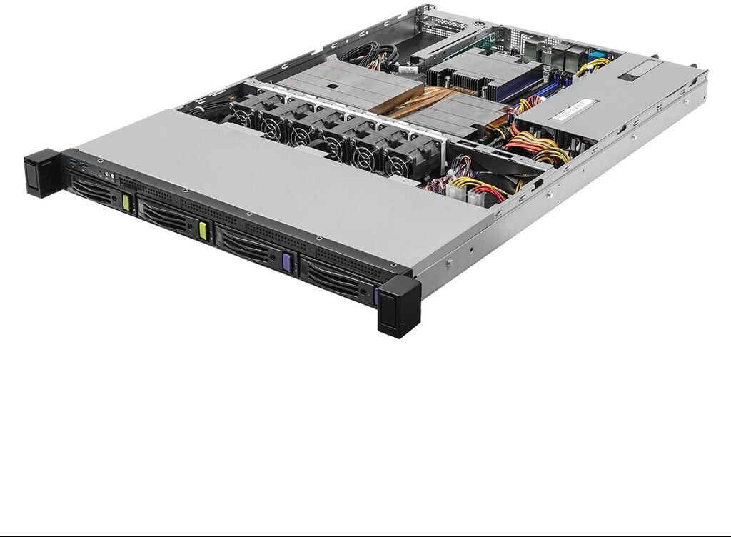 ASRock Serveur Barebone 1U Socket AM5 Rack (1U4L2E-B650 RPSU)