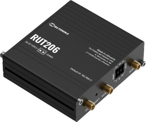 Teltonika RUT206 Router Industriale 4G/LTE Nero DualSim WiFi (RUT206010000)