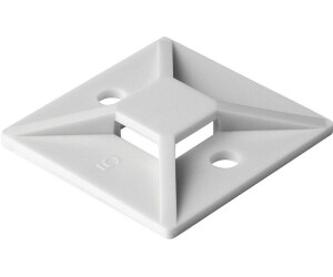 HellermannTyton Mounting base MB3A adhesive, screwable (151-28349)