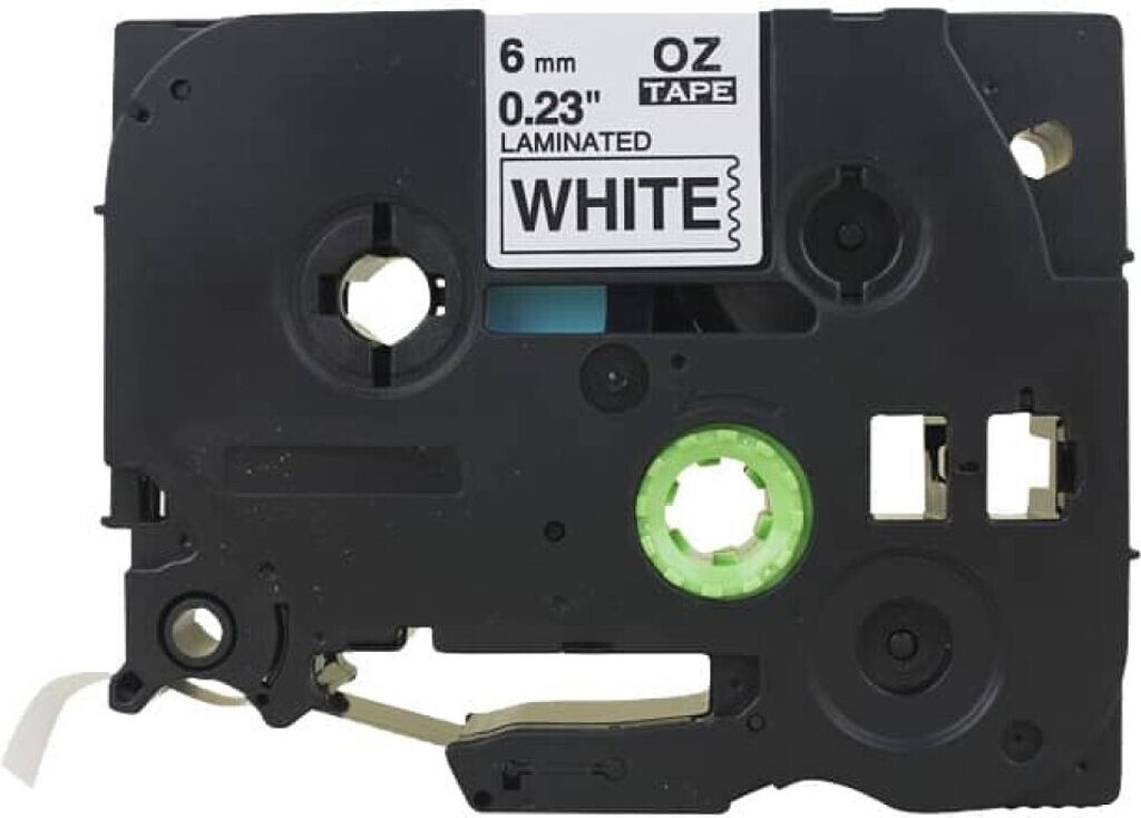Q-CONNECT Label Tape TZe-211 black on white 6mm x 8m (KF18795)