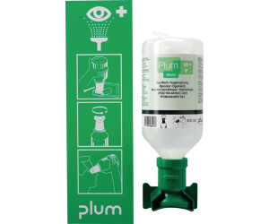 Plum Eye wash station with 500 ml bottle and wall mount (4611)