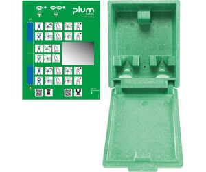 Plum Empty eye wash wall box made of polystyrene with mirror (4651)