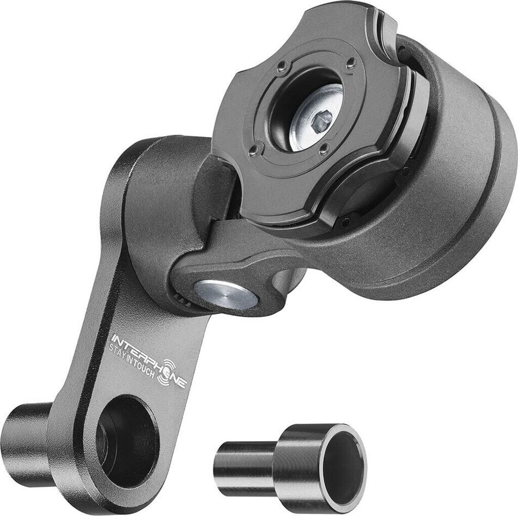 interphone interphone Quiklox Handlebar Mount for Motorcycle (SMQUIKLOXBARCLAMP) - side view