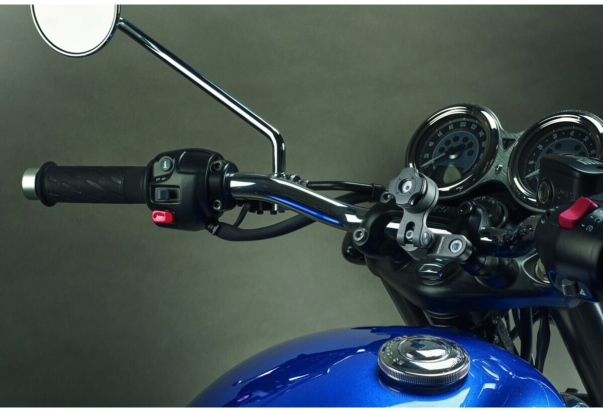 interphone interphone Quiklox Handlebar Mount for Motorcycle (SMQUIKLOXBARCLAMP) - detail view