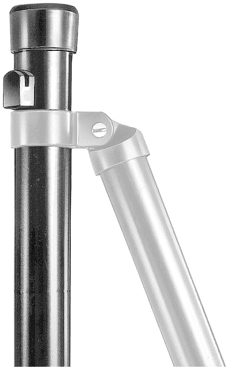 Alberts Alberts Fence post sendzimir galvanized green Ø38 mm 2250 mm (615437) - side view