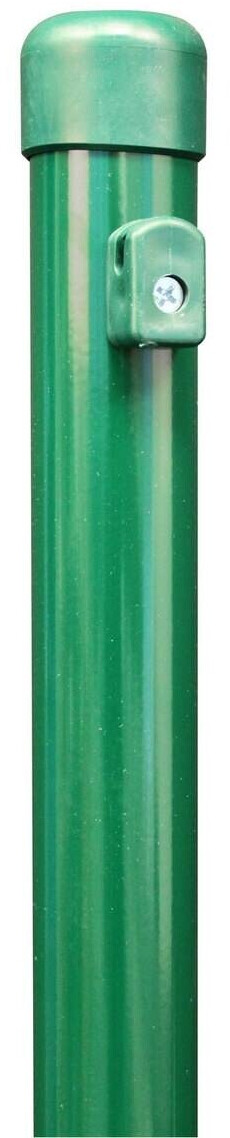 Alberts Alberts Fence post sendzimir galvanized green Ø38 mm 2250 mm (615437) - back view