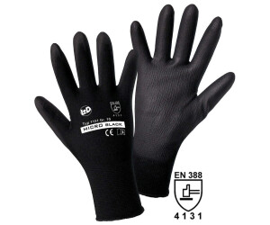 Leipold-Doehle MICRO black Nylon-PU Work Glove (1151-XL)