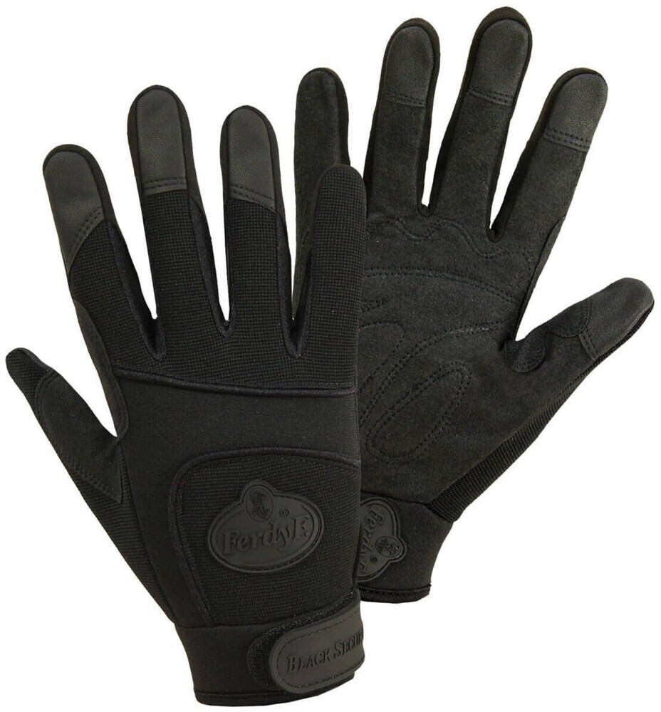 FerdyF. BLACK SECURITY Mechanics assembly gloves black (1911)